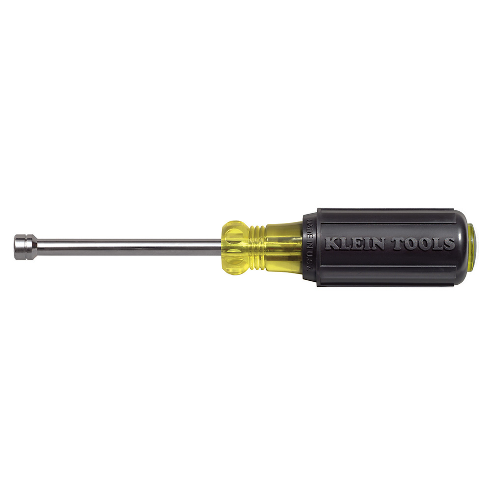 Klein Tools Nut Driver — 5mm, 3in. Hollow Shaft, Cushion Grip, Model# 630-5MM